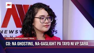 Co: Ghosting na, gaslighting pa si VP Sara Duterte sa impeachment trial