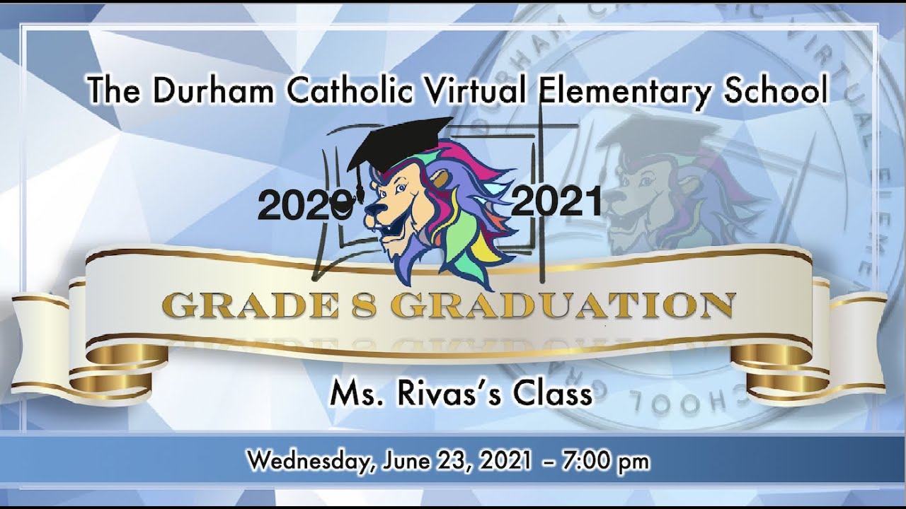 Ms Rivas Ms Rivas's Grade 8 Graduation Ceremony - YouTube