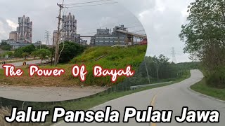Jalan Nasional Bayah di Zona Pengangkatan Bukit Madur Geopark Bayah Dome