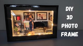 3d photo frame making at home | Photo Frame diy | Birthday gift ideas