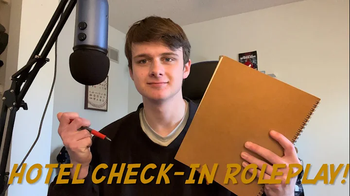 ASMR Hotel Check-In Roleplay!!! (Whispered, Gum Chewing)