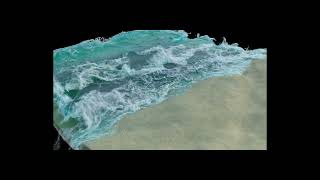 Waves and sand