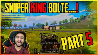 [PART 5] THIS IS WHY THEY CALL 'LoLzZz' SNIPER KING | PUBG MOBILE HIGHLIGHTS