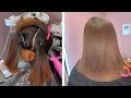 Color Correcting two toned hair | Chocolate brown Hair tutorial | Coloring Natural Hair Brown