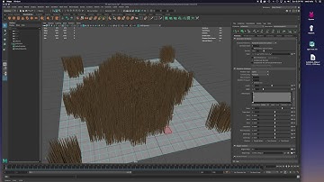 Maya 2020 - Intro to XGen grass systems