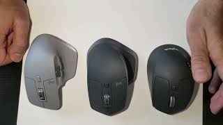 Review: Comparing Logitech Mouses MX Master 3 vs MX Master 2S vs Triathlon m720