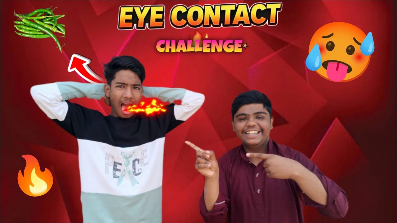 Eye Contact Challenge Gone Wrong 😵🔥 | Desi Fire Challenge