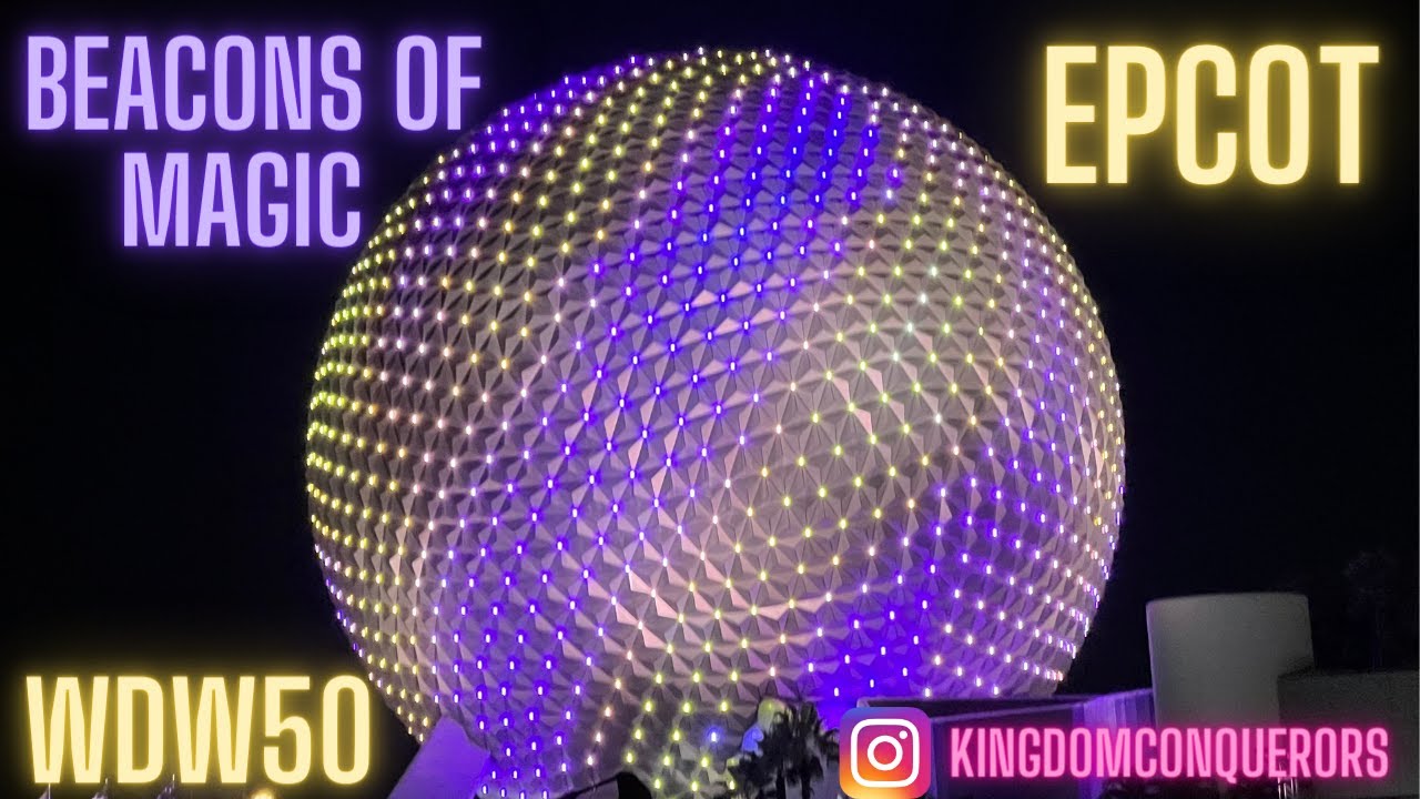 Beacons of Magic Spaceship Earth | Points of Light EPCOT Introduced for WDW 50th Anniversary