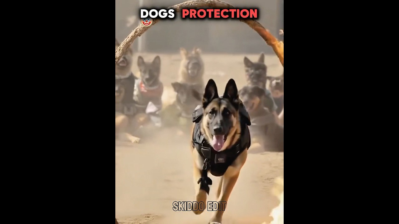 Dogs protection vs cats 💀