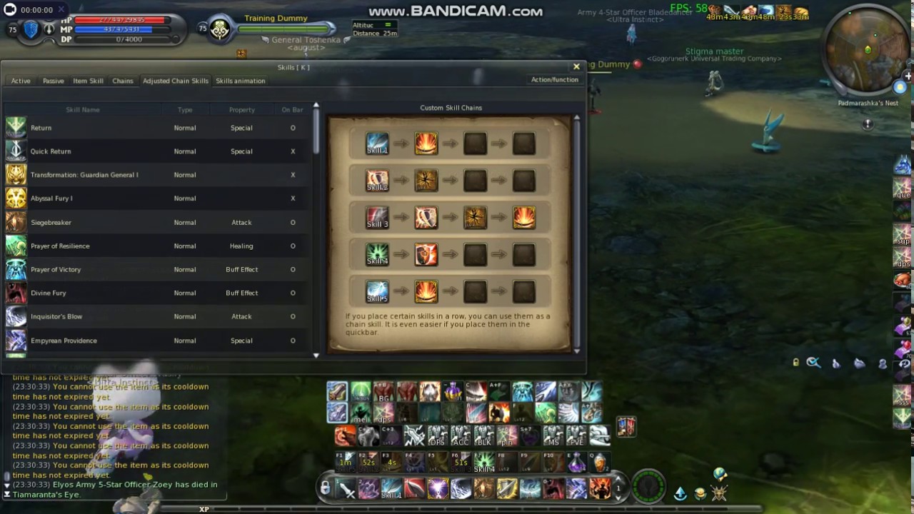 AION 5.8 BEST ADJUSTED SKILL CHAINS POSSIBLE TEMPLAR
