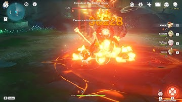 Finally my Klee reached 200% Crit dmg vs Perpetual Mechanical Array