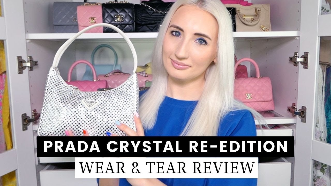 Prada Re-Edition 2000 Crystal Bag Pink