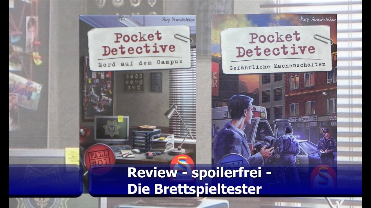 Pocket Detective Familienspiel Gefährliche Machenschaften SCHMIDT 49378
