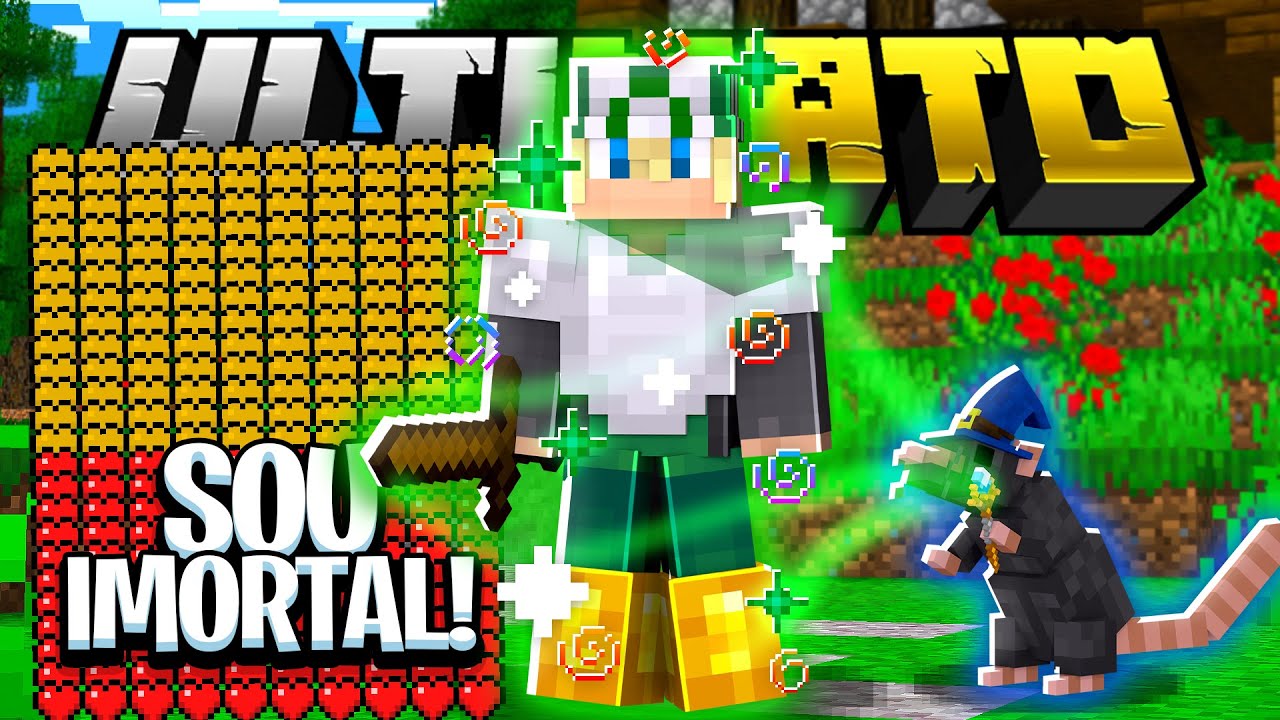 RATO QUE ME DEIXA IMORTAL! - MINECRAFT ULTIMATO #15