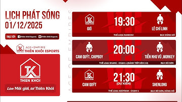 Trực Tiếp | Thiên Khôi Esports vs Trung Quốc | Shang | BLV : RBS | Ngày 01/12/2025