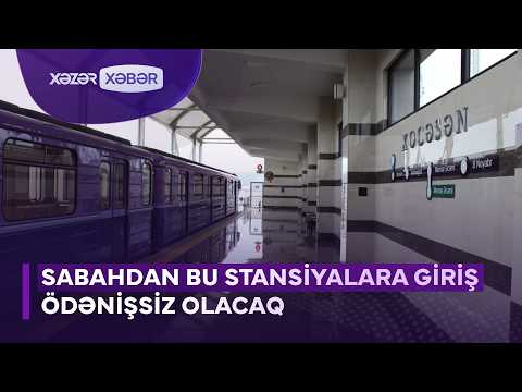 Bu stansiyalardan pulsuz istifadə nə vaxta qədər olacaq?