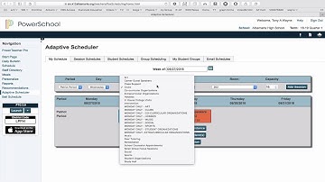Adaptive Scheduler: Creating a session