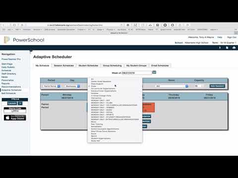 Adaptive Scheduler: Creating