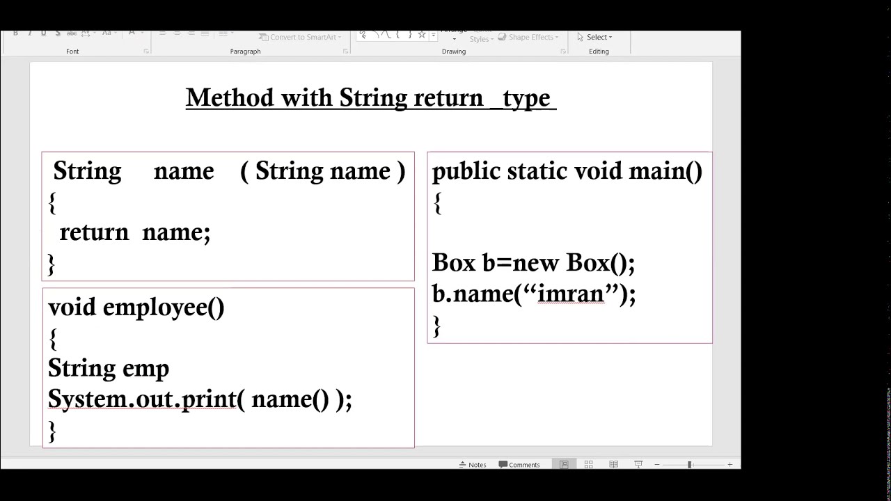 topic 57 Method with String & int return type part 3 - YouTube
