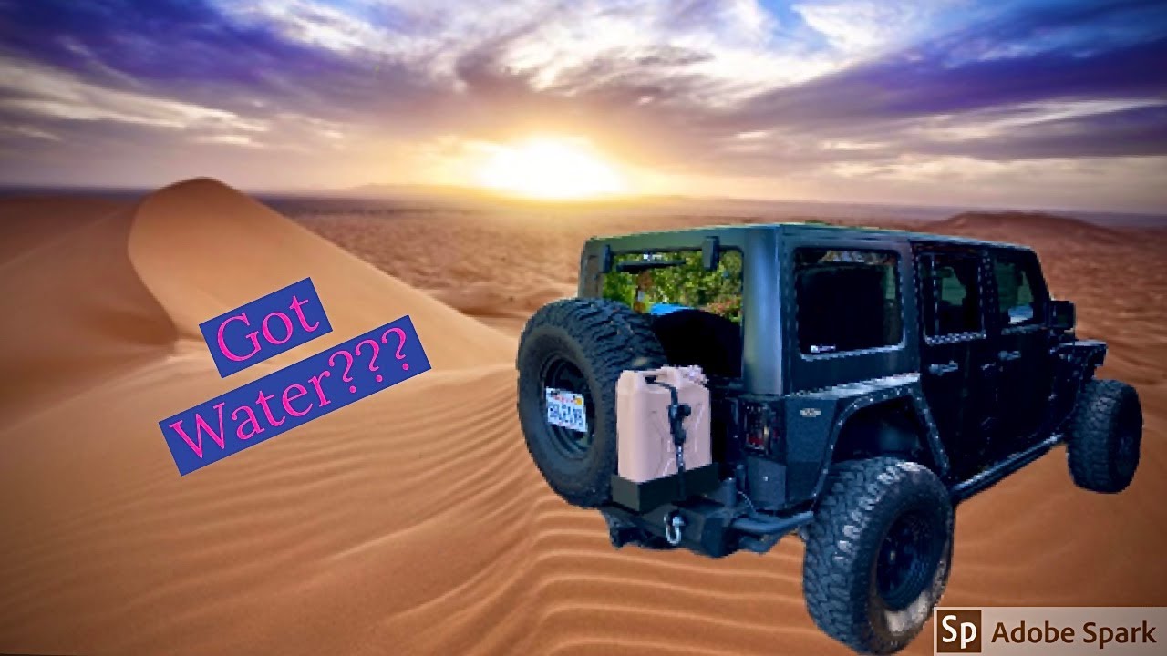 DIY Jeep Overland Jerry can/water can holder