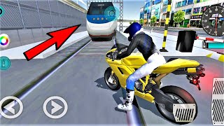 SUPER BIKE VS Bullet Train POLICE Car Driving School- Best Android Gameplay HD #37 screenshot 5