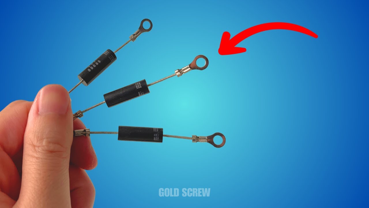 2 Brilliant Uses for Salvaged Microwave Diodes – #2 Is Mind Blowing!