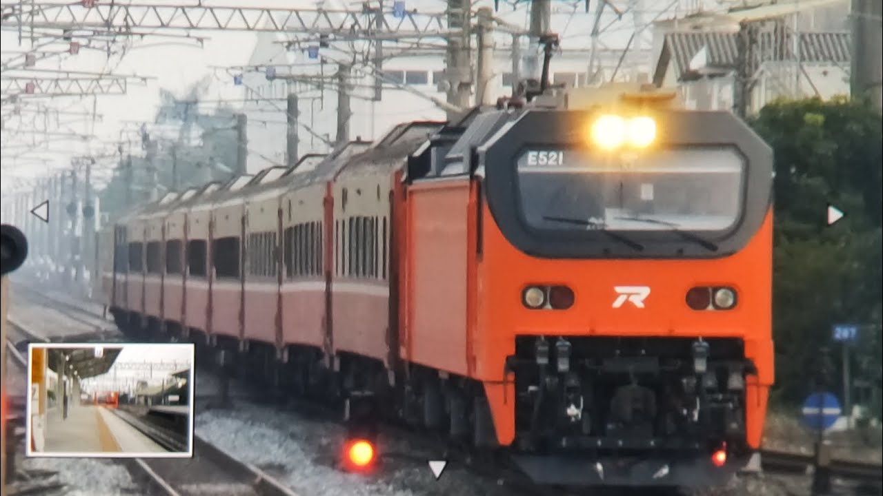 日常小片，501次行包莒光（E500），民雄慢速進站，E500行包運用開始！TR臺鐵