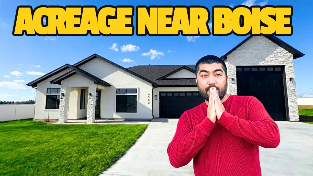 Touring the Most Affordable 1-Acre Home Near Boise (New Construction!)