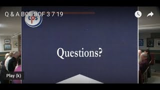 Celebrity Q & A BOE BOF 3 7 19 Wealth