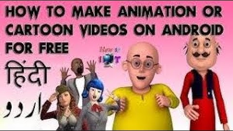 Android Apps Make a Cartoon Animation Video In Urdu/Hindi By YTAdvise