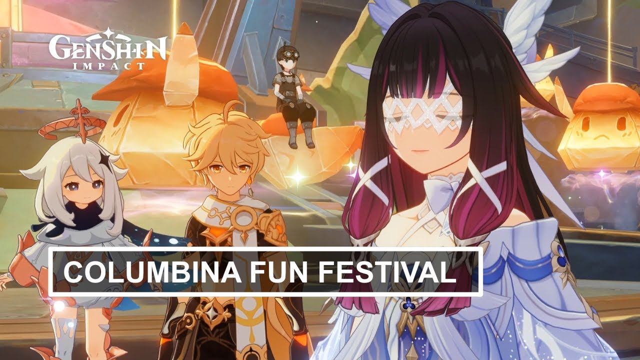 Columbina Enjoying Festival (All Cutscene) - Genshin Impact 6.2 Luna ...