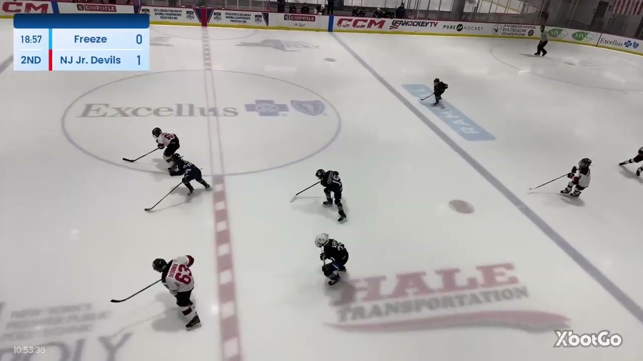 Freeze 10u Vs NJ Jr. Devils 1-23 Nickel City Hockey Utica Comets Cup