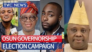 SEE VIDEO: Davido, Portable Lead PDP, APC Campaign Ahead Osun Governorship Election