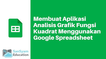 [Google Spreadsheet] Membuat Aplikasi Analisis Grafik Fungsi Kuadrat