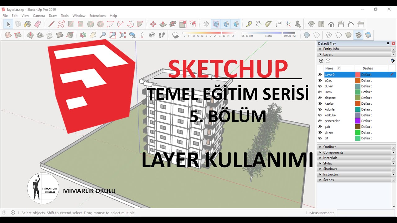 sketchup layers manager