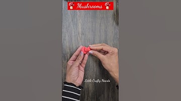 DIY Clay Mushrooms for Kids | Fun & Easy Craft Tutorial 🍄🎨