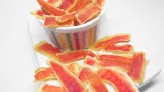 Watermelon Rind Candy