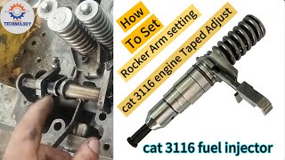 Caterpillar cat 3116 Engine injector fitting . how to install cat 3116 engine injectors,