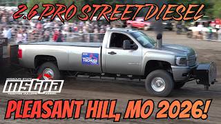 MSTPA 2.6 Pro Street Diesel Trucks from Pleasant Hill, MO 2026 Cass County Fair!