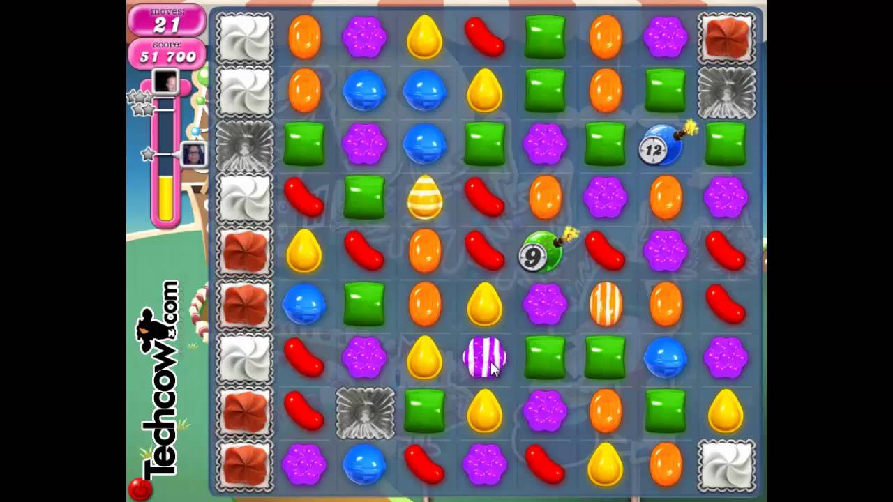 Candy Crush Saga Level 144 - YouTube