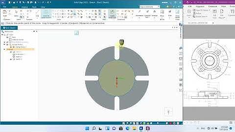 Solid Edge 2023 Tutorial - 3D Modeling for beginner EP.40  #solidedge