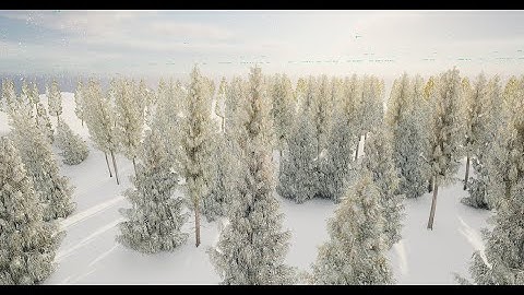 Snow Cinematics Unreal engine 5