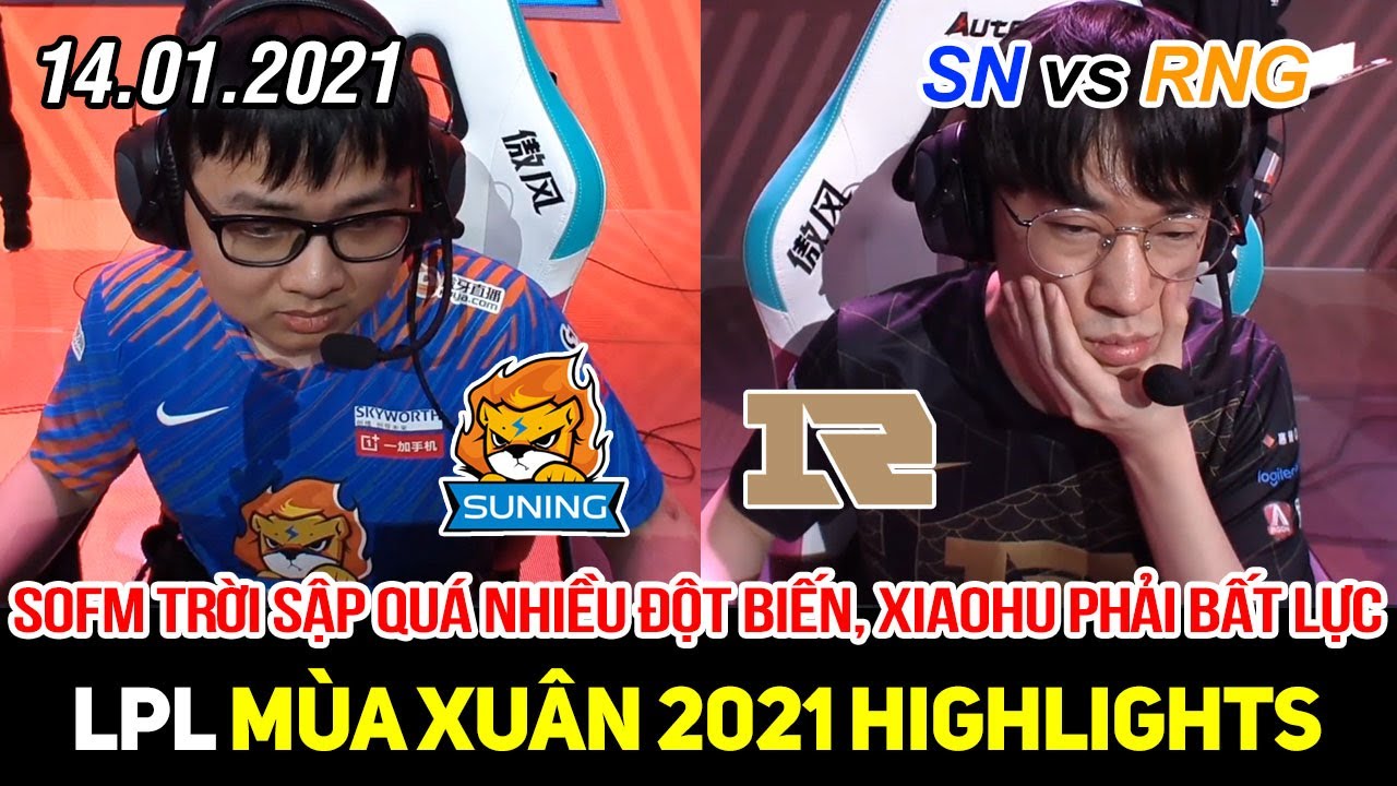 [LPL 2021] SN vs RNG Game 2 Highlights | SofM trời sập quá nhiều đột biến, Xiaohu Malphite bất lực