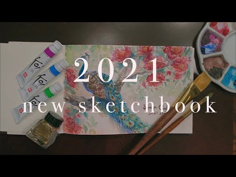 ✨ starting a new sketchbook for 2021! ✨