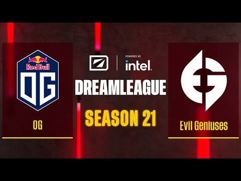 Dota2 - OG vs Evil Geniuses - Game 2 - DreamLeague Season 21 - Group B