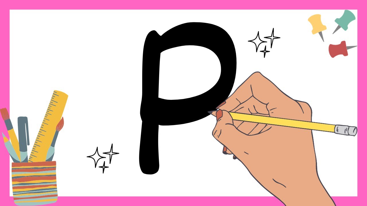 || How To Write Capital Letter P || How To Teach Kids To Write Capital ...