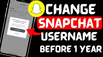 How to change snapchat username before 1 year on iphone 2024