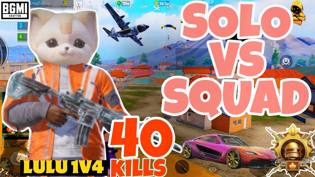 Wow 😱 Solo Vs Squad 40 Kills Game Play | @ChokeLikeofficial - YouTube