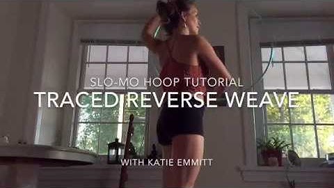 Traced Reverse Weave - Intermediate Off Body Hoop Tutorial with Katie Emmitt