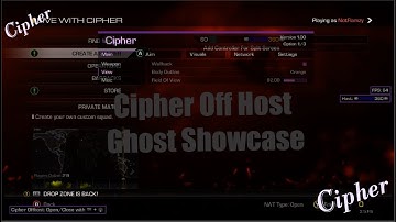 [Cipher Offhost - Ghosts ] Showcase [Aimbot, ESP, Autowall, Host Migration & Freeze Players + More]